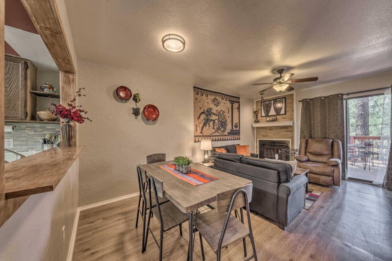 Forested Ruidoso Condo With Deck And Fireplace! Exteriör bild