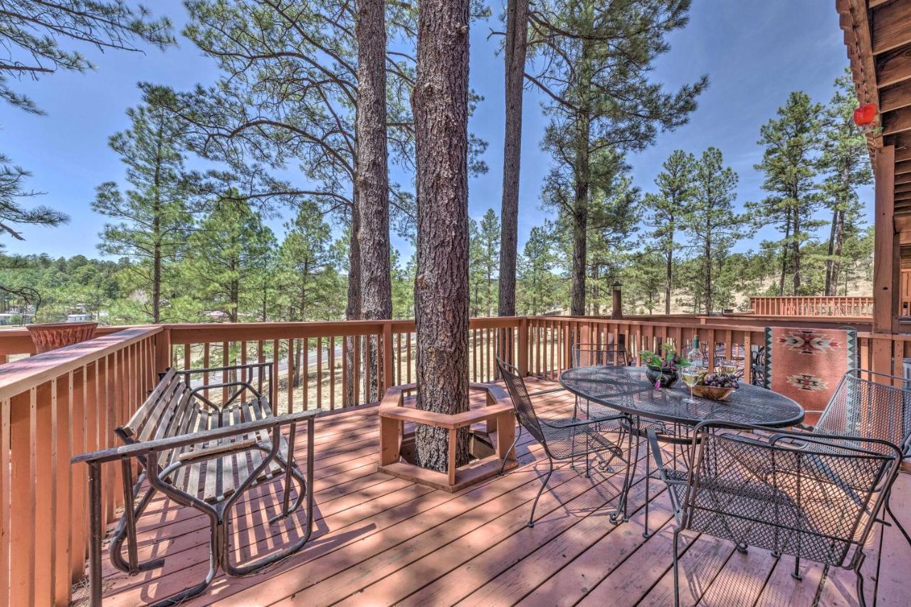 Forested Ruidoso Condo With Deck And Fireplace! Exteriör bild